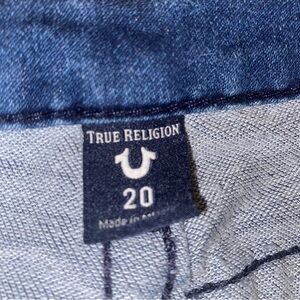 True Religion Geno Slim Mens Jean Size 20